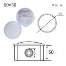 Caja de alimentación impermeable para exteriores, caja de control eléctrico IP65 de plástico ABS, caja de conexiones de rama de cable de conexión de carcasa de alambre interior DIY