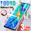 Protector de pantalla de 3 uds para Huawei P30 Pro P20 Lite P40 P10, película de hidrogel de cobertura completa para Mate 10 20 30 40 Pro Lite P Smart 2019 Z