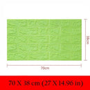 Papel tapiz autoadhesivo, pegatinas de pared estéreo 3d, dormitorio, fondo cálido, pared, paquete suave, papel tapiz de espuma, pegatinas decorativas