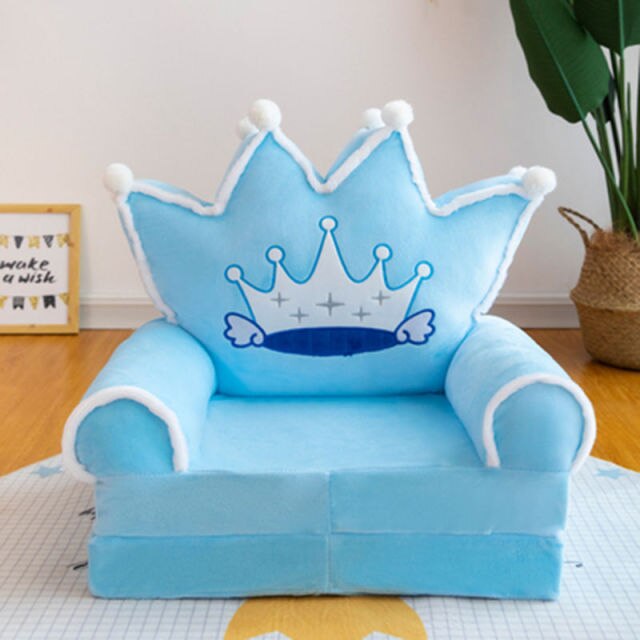 Children Folding Small Sofa Bed Nap Cartoon Cute Lazy Lying Seat Stool Removable and Washable Kids Sofa Kids Chair