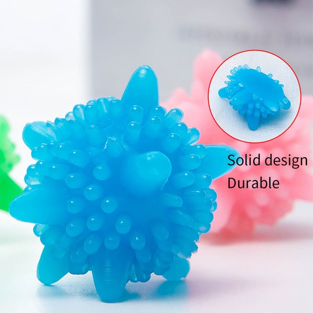 6pcs nylon laundry ball decontamination washing machine washing and protecting ball sticking and removing hair removal cleaning