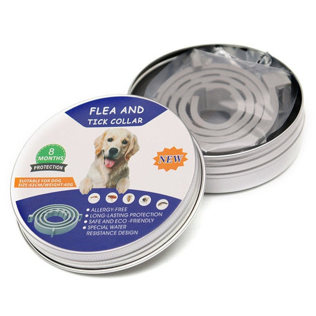 New 8 Month Flea & Tick Prevention Collar perro for Cats dog harness Mosquitoes Repellent Collar Insect Mosquitoes coleira