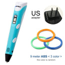 Myriwell 3D Pen DIY 3D Printer Pen Drawing Pens 3d Printing Best for Kids With ABS Filament 1.75mm Christmas Birthday Gift