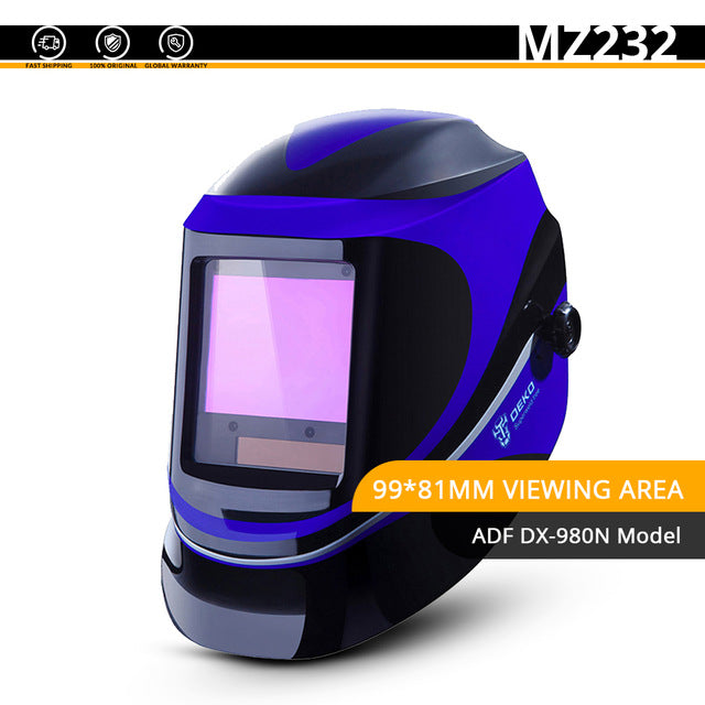 DEKO Skull Solar Auto Darkening Einstellbarer Bereich 4/9-13 MIG MMA Elektrische Schweißmaske Helm Schweißlinse für Schweißmaschine
