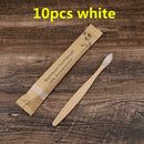 5/10pcs eco friendly toothbrush Bamboo Resuable Toothbrushes Portable Adult  Wooden Soft Tooth Brush for Home Travel Hotel use