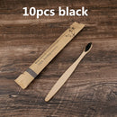 5/10pcs eco friendly toothbrush Bamboo Resuable Toothbrushes Portable Adult  Wooden Soft Tooth Brush for Home Travel Hotel use