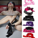 Sex Unisex Blindfold Eye Satin Mask Sex Games Set Pareja Love Cosplay Cover Band