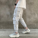 2020 New Hip Hop Joggers Cargo Pants Men Harem Pants Multi-Pocket Ribbons Man Sweatpants Streetwear Casual Mens Pants S-5XL