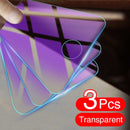 3 uds vidrio protector curvo de cubierta completa para iPhone 7 8 6S Plus Protector de pantalla templado iPhone 8 7 6 SE 2020 película de vidrio