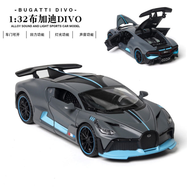 Freies Verschiffen-neues 1:32 Bugatti Veyron divo Legierungs-Auto-Modell Diecasts Spielzeug-Fahrzeuge Spielzeug-Autos Kind spielt für Kind-Geschenke Jungen-Spielzeug
