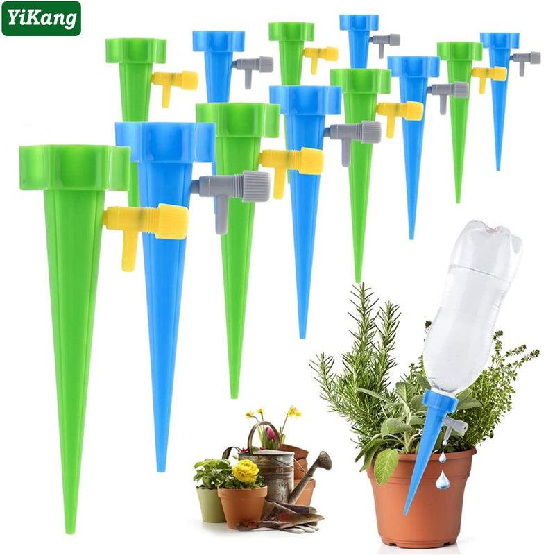 36/24/12 PCS Auto Drip Irrigation Watering System Dripper Spike Kits Garden Household Plant Flower Automatic Waterer Tools