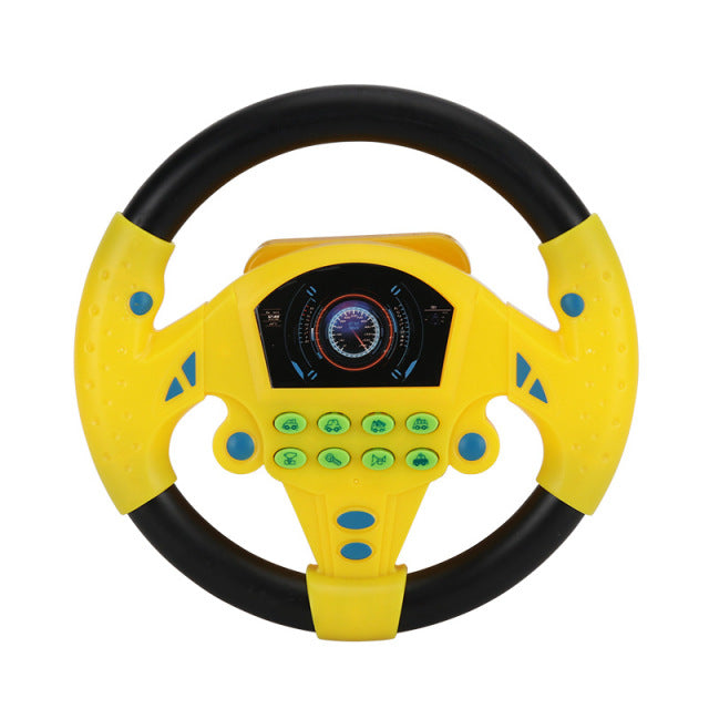Juguete para niños, simulación de copilotos, volante, juguetes, coche, juguetes de Control remoto, educación temprana, aprendizaje, juguetes con sonido, regalos para niños