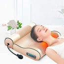Jinkairui Calefacción por infrarrojos Cuello Hombro Espalda Cuerpo Masaje eléctrico Almohada Shiatsu Dispositivo Cervical Salud Masajeador Relajación