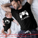 Funny Daddy and Baby 2021 Print Family Matching Clithing Balck Cotton Matching Family Look Outfits for Dad Son Daughter Tshirt