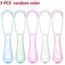 Soft Silicone Tongue Brush Cleaning the Surface of Tongue Oral Cleaning Brushes Tongue Scraper Cleaner Fresh Breath Health