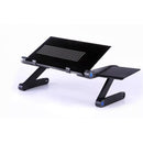 Portable Aluminum Laptop Desk Ergonomic Computer Desk Adjustable TV Bed Lapdesk Tray PC Table Stand Notebook Table Desk Stand