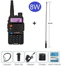 Baofeng UV-5R 8W Walkie Talkie Portable CB Ham Radio Amateur 10KM UHF VHF Scanner Radio FM Transceiver UV5R UV 5R for Hunting