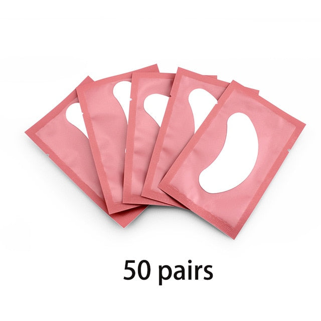 50/100Eyelash Extension Patch Grafted Eyelash Extension Paper Patch Under The Eye Pad Without Downy Hydrating Eye Paper Patch