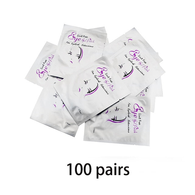 50/100Eyelash Extension Patch Grafted Eyelash Extension Paper Patch Under The Eye Pad Without Downy Hydrating Eye Paper Patch