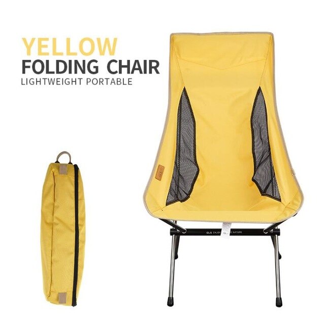 Outdoor Moon Chair Portable Camping Ultralight Folding Chairs Lightweight Backpack Chair for Fishing, Picnic, Hiking Chair