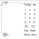 Newborn Baby Milestone Blankets Photography Blanket Flower Print Soft Blanket DIY Infant Photography Props