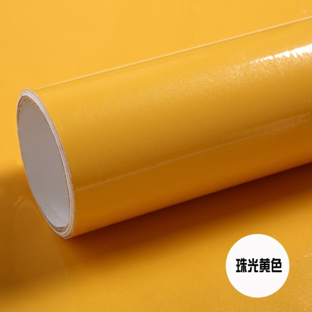 PVC Selbstklebende Tapete Möbelfolie Wandaufkleber für Küchenschranktür PVC Selbstklebende Desktop Wasserdichte Tapeten