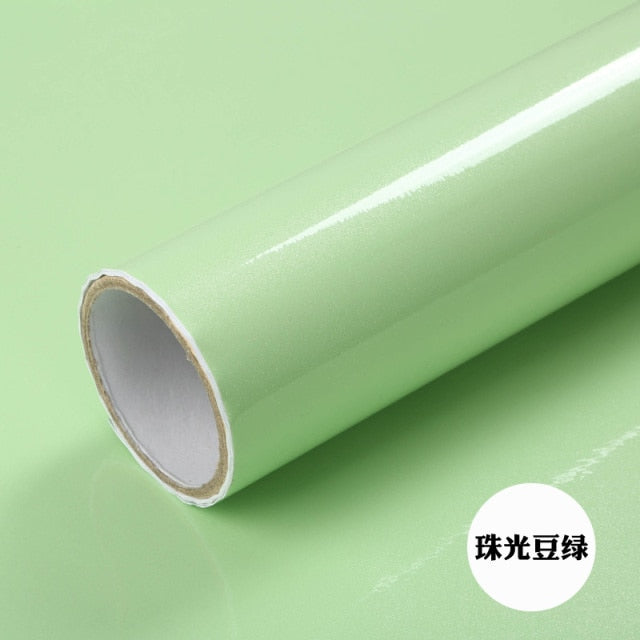 PVC Selbstklebende Tapete Möbelfolie Wandaufkleber für Küchenschranktür PVC Selbstklebende Desktop Wasserdichte Tapeten