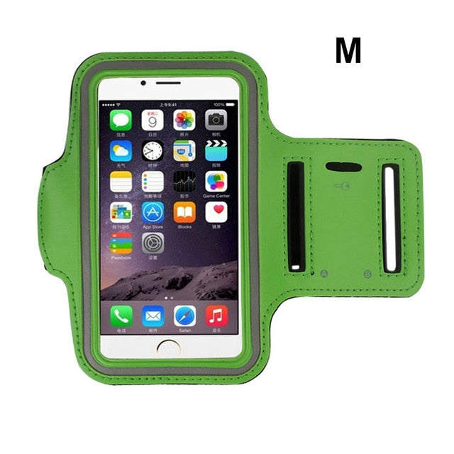 Estuche para brazalete con soporte para teléfono para deportes al aire libre de 5 - 7 pulgadas para Samsung Gym Running Phone Bag Estuche para brazalete para iPhone 12 Pro Max 11 x 7+