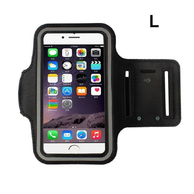 Estuche para brazalete con soporte para teléfono para deportes al aire libre de 5 - 7 pulgadas para Samsung Gym Running Phone Bag Estuche para brazalete para iPhone 12 Pro Max 11 x 7+