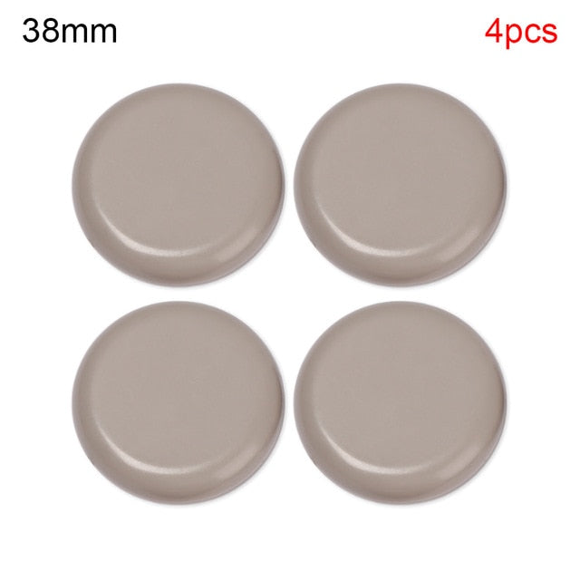 4 Stück Möbelbeingleiter-Pads Anti-Abrieb-Bodenmatte Easy Move Heavy Table Sofa Slider Pad Floor Protector Chair Fittings