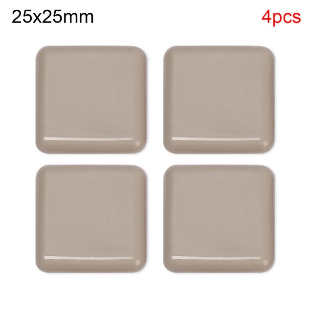 4 Stück Möbelbeingleiter-Pads Anti-Abrieb-Bodenmatte Easy Move Heavy Table Sofa Slider Pad Floor Protector Chair Fittings