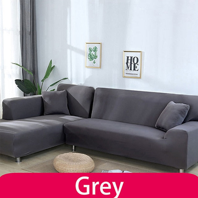 Einfarbiger, elastischer Sofabezug aus Baumwolle All-Inclusive-Stretch-Sofabezug für Wohnzimmer-Funda-Sofa