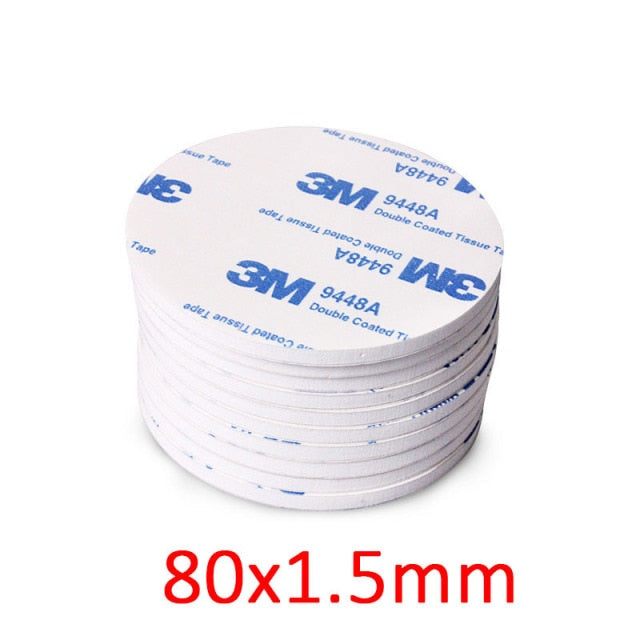 10-100pcs 3M Strong Pad Mounting Tape Double Sided Adhesive Acrylic Foam Tape Two Sides Mounting Sticky Tape Black Multiple size