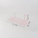 Home Wall Decoration Ins Iron Grid Decor Frame Hanging Rack Wall Display Art Storage Box Basket Mesh Shelf Rack Holder Organizer