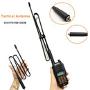 Antena táctica CS para Walkie Talkie impermeable Baofeng UV-9R Plus antena VHF UHF 144/430Mhz UV-9R SMA-antena plegable femenina