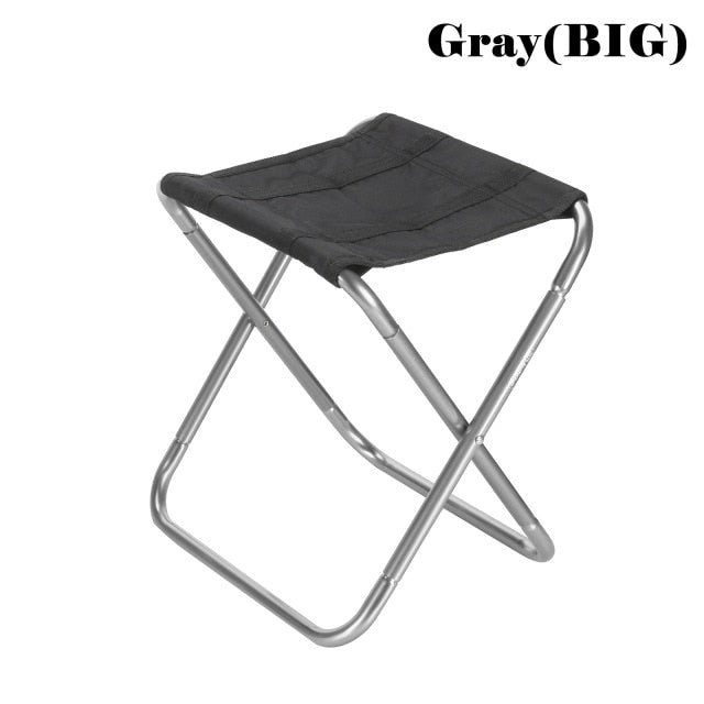 Tragbarer Mondstuhl, leichter Stuhl, klappbar, verlängerter Sitz, Aluminiumlegierung, ultraleicht, abnehmbar, Büro, Zuhause, Camping, Angeln