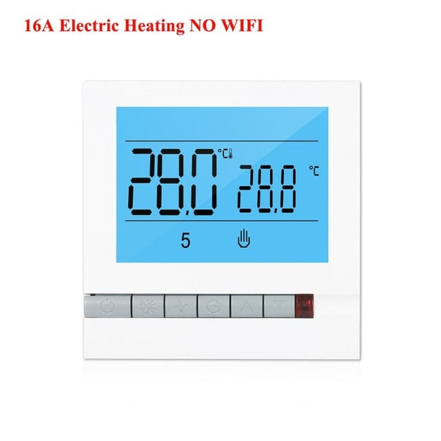 Wi-Fi Thermostat Programmable Termostato Wifi Caldera Gas Water Boiler Six Period Voice APP Control LCD For Echo Google Home