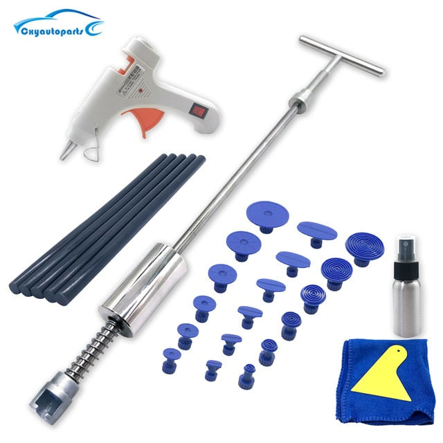 Karosserie-Dent Removal Tool Dent Repair Puller Kit Slide Hammer Saugnäpfe für Hagelschäden Car Dent Repair Tool