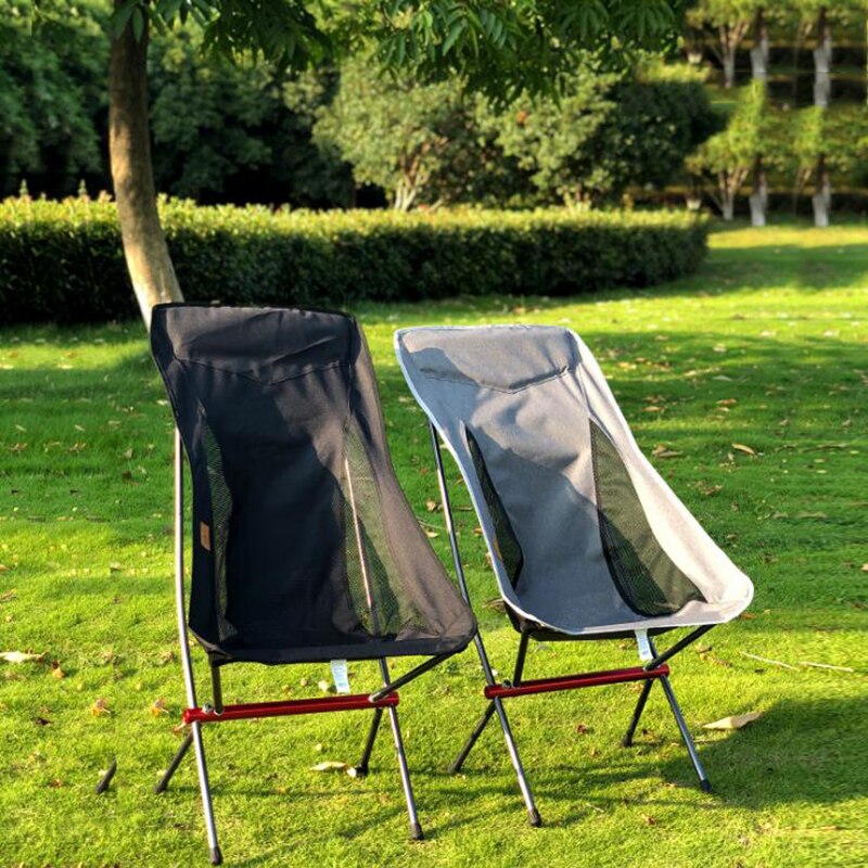 Silla de Luna para exteriores, sillas plegables ultraligeras portátiles para acampar, mochila ligera, silla para pesca, Picnic, silla de senderismo