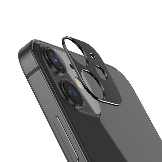 Protector de pantalla de lente de cámara trasera de Metal para IPhone 12 Mini Pro Max película de anillo de aleación de aluminio para Iphone 12 cubierta de lente de cámara