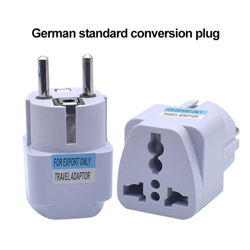 1pcs Universal EU Plug Adapter AU UK US To EU Euro AC Travel Adapter Electrical Plug Converter Power Socket