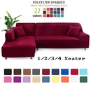 Solid Color Elastic Sofa Cover Cotton All-inclusive Stretch Sofa Cover for Living Room funda sofa
