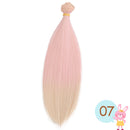 Cataleya Doll Bjd DIY High Temperature Fiber 1 Pcs 15cm * 100cm And 25*100cm Wig Gradually Color Hair Weaving