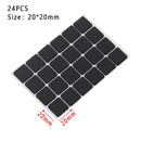 1-24 Uds. Engrosamiento autoadhesivo muebles patas pies alfombra almohadillas de fieltro alfombrilla antideslizante parachoques amortiguador para silla Mesa Protector Hardware