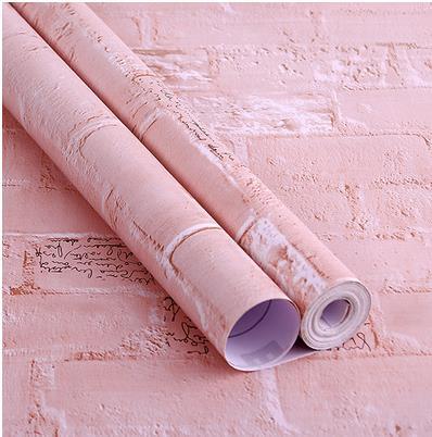 Papel tapiz autoadhesivo impermeable con patrón de ladrillo, papel tapiz autoadhesivo, pegatinas de imitación de ladrillo, 3 metros de largo