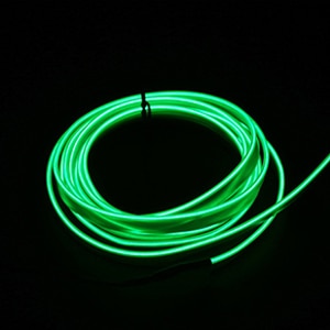 EL Wire Car Interior Atmosphere Ambient Light Tube LED Strip Flexible Neon Lamp Glow String Light For Car Decoration Car Styling