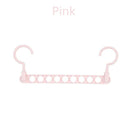 Percha mágica de 9 agujeros para ropa, percha plegable multifunción, percha giratoria para ropa, percha para secado de ropa, organizador para el hogar