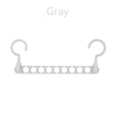 Percha mágica de 9 agujeros para ropa, percha plegable multifunción, percha giratoria para ropa, percha para secado de ropa, organizador para el hogar