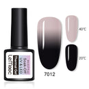 LEMOOC 8.0ml UV Gel Nail Polish Thermal Glitter Gel Polish Color-changing Gel Varnish Nail Art Gel varnish