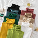 Turtleneck Women Sweaters 2020 Autumn Winter Sweater Knitted Pullover Long Sleeve Woman Sweaters Tops Soft Jumper Pull Femme